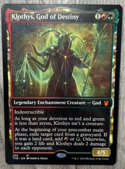 MTG Klothys, God of Destiny (268/412) Theros Beyond Death NM - Image 1