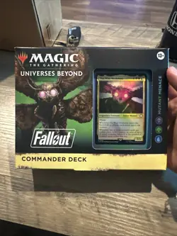 MTG Universes Beyond: Fallout Mutant Menace Commander Deck Sealed - Image 1