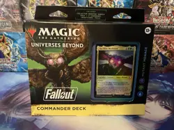 MTG Universes Beyond: Fallout Mutant Menace Commander Deck Sealed - Image 1