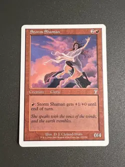 MTG - Storm Shaman - 7th - LP - Red - Magic - Image 1