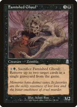 MTG Odyssey --- FAMISHED GHOUL --- Uncommon! NM! Magic the Gathering! - Image 3