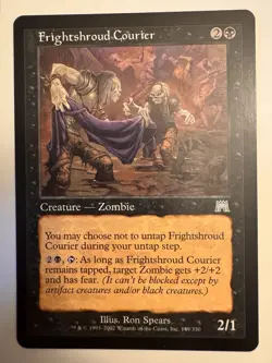 Frightshroud Courier *Uncommon* Magic MtG x1 Onslaught LP - Image 1