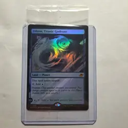 MTG URTHROS,TITANIC GODCORE PRE RELEASE FOIL - Image 1