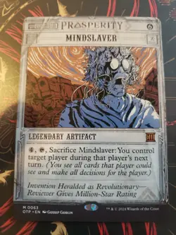 Mindslaver Outlaws Of Thunder Junction OTP Magic MTG NM-M Unplayed 0063 - Image 1