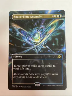 MTG - Space-Time Anomaly - Borderless Rare #315 - Edge of Eternities - Image 1