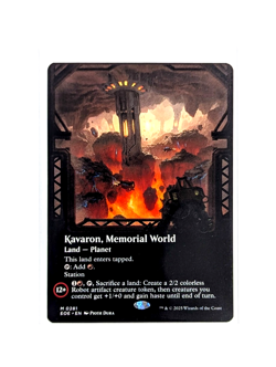 Kavaron, Memorial World M 0281 Borderless Regular MTG Edge Of Eternities EOE EN - Image 1