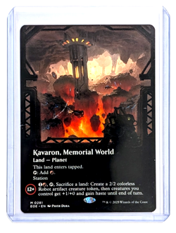 Kavaron, Memorial World M 0281 Borderless Regular MTG Edge Of Eternities EOE EN - Image 3