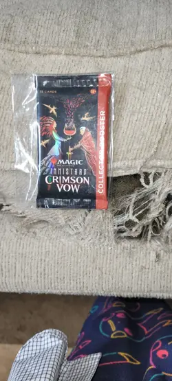 2021 Factory Sealed Magic MTG Innistrad Crimson Vow Collector Booster Pack - Image 1
