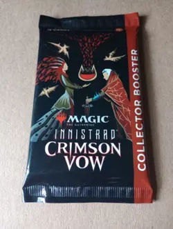 2021 Factory Sealed Magic MTG Innistrad Crimson Vow Collector Booster Pack - Image 1