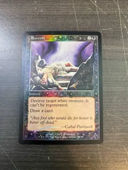 MTG Odyssey --- EXECUTE --- FOIL! Common! Damaged! Magic the Gathering! - Image 1