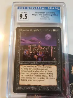 PHYREXIAN GREMLINS Antiquities CGC 9.5 Gem Mint MTG PSA CGC Nice Card Magic - Image 1