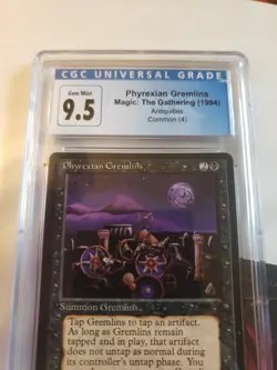 PHYREXIAN GREMLINS Antiquities CGC 9.5 Gem Mint MTG PSA CGC Nice Card Magic - Image 3