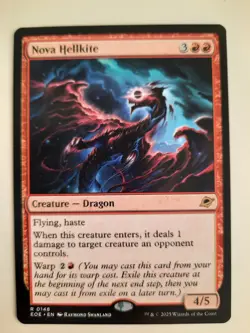 Nova Hellkite #0148 Edge of Eternities MTG Magic the Gathering NM - Image 1