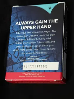 MTG Marvel Spiderman BLUE Welcome Deck SDCC 2025 Magic The Gathering Hasbro - Image 2