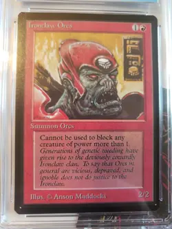 Ironclaw Orcs Beta CGC Gem Mint 9.5 MTG PSA Magic Minty CGC 9.5 ( New 10) - Image 2