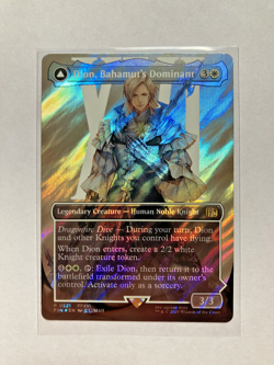 MTG Dion, Bahamut's Dominant (Borderless) (Surge Foil) - FFXVI (FIN) #0521 - Image 1