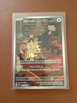 2025 Pokemon Scarlet And Violet Destined Rivals Team Rockets Meowth - Image 1