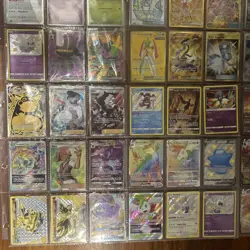 18 Pages Of Full Art Pokemon Cards Near Mint Cond. Tcg Declared Value 800$! 🔥 - Image 3