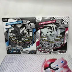 Black Bolt & White Flare Binder Collection Set Pokemon TCG Scarlet & Violet - Image 1