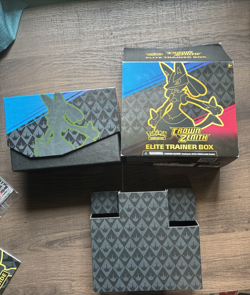 Pokemon Crown Zenith ETB (JUST NO PACKS AND SLEEVES) But Everything Else In Pic - Image 4