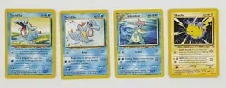 Neo Genesis Starter Pokemon Totodile 80/111 & 81/111 Croconaw 31/111 & Pikachu - Image 1