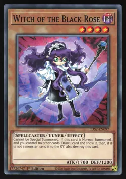 Witch of the Black Rose - LDS2-EN097 - Common - 1st Edition Yugioh - Image 1