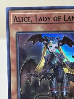 YuGiOh: Alice, Lady of Lament BACH-EN028 Battle of Chaos 1st Edition Super Rare - Image 2