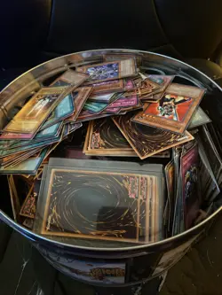 Huge Tin Bulk Of 400+ YuGiOh Playing Cards - Image 2