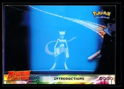 1999 Topps Mewtwo Strikes Back Introductions #21 Blue Logo Non Foil Pokemon Card - Image 1