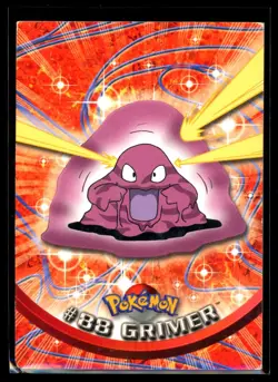 2000 Topps TV Animation Grimer #88 Blue Logo Non Foil Pokemon Card - Image 1
