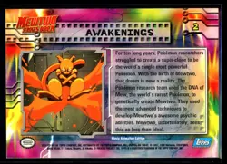 1999 Topps Mewtwo Strikes Back Awakenings #2 Non Foil Pokemon Card - Image 2