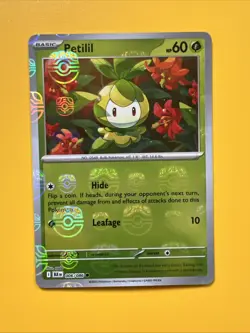006/086 Petilil - Master Ball Reverse Holo - Black Bolt - Pokemon Card TCG - Image 1