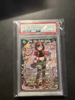 PSA 10 GEM MINT Pan, Time Patrol Maiden BT15-155 SCR Dragon Ball Super TCG Card - Image 1