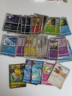Chinese Pokemon Gem Pack Vol 2 Eeveelution 50 Card Bundle - No Duplicates 3 - Image 1