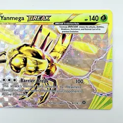 Pokemon XY Steam Siege Yanmega BREAK 8/114 Rare Holo TCG Card 2016 Pokemon MP - Image 4