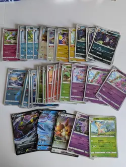 Chinese Pokemon Gem Pack Vol 2 Eeveelution 50 Card Bundle - No Duplicates 2 - Image 1