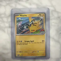 Pikachu SVP190 S&V World Championship 2024 Promo Pokemon Card NEAR MINT NM - Image 1
