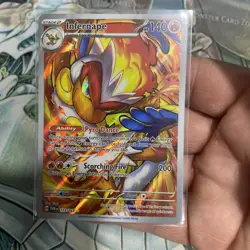 Infernape - Illustration Rare - Twilight Masquerade TWM 173/167 Pokemon Card NM - Image 1