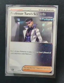 Professor Turo's Scenario 171/182 Pokemon TCG Card PAR PARADOX RIFT Near Mint NM - Image 1