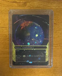 Mana Confluence (0115) Borderless Galaxy Foil MTG Edge of Eternities - Image 1