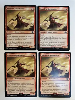 4x Mtg Lord Of The Rings Haradrim Spearmaster NM Magic The Gathering - Image 1