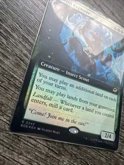 MTG FOIL Icetill Explorer (Extended Art) English EOE - Image 2