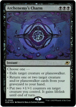 Archenemy's Charm (Foil) - 0088 - Edge of Eternities - MTG - NM/M - Image 1