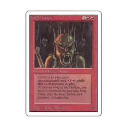 WOTC MtG Unlimited Goblin King (R) Fair - Image 1