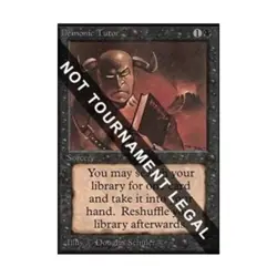 WOTC MtG Collector's Ed Demonic Tutor (CE) (U) EX - Image 1