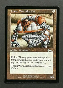Thran War Machine Urza's Legacy MTG LP-great condition - Image 1