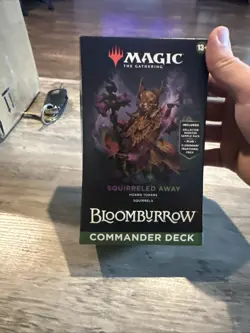Magic the Gathering MTG Commander Bloomburrow Squirreled Away New Sealed Deck - Image 1