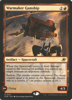 MTG Warmaker Gunship (0167) *Non-Foil* Base Rare Edge Of Eternities NM/MT - Image 1