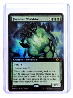 Famished Worldsire M 0341 Extended Art Foil MTG Edge Of Eternities EOE EN NM/M - Image 3