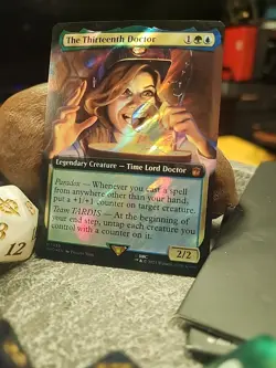MTG The Thirteenth Doctor - Borderless surge foil - Dr. Who Commander #1039 - Image 2